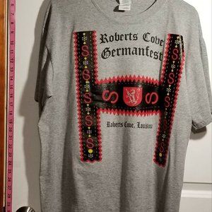 NEW Roberts Cove (Louisiana) Germanfest T-Shirt Size Large Unisex